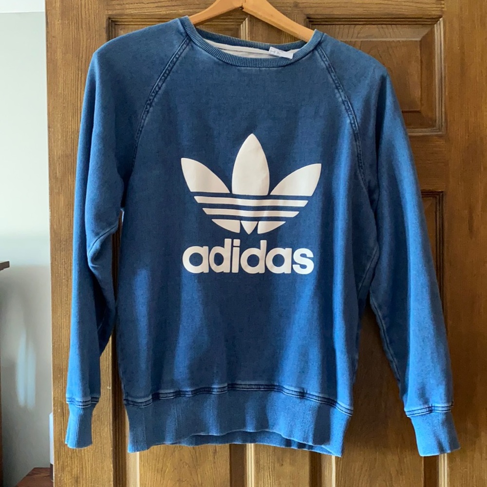 Vintage Adidas Denim Blend Sweatshirt!
